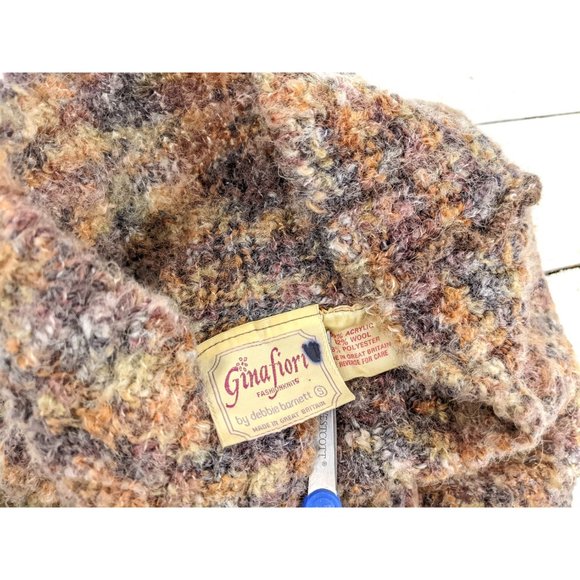 Vintage Gina Fiori chunky wool knit pullover turtleneck sweater - Picture 5 of 5